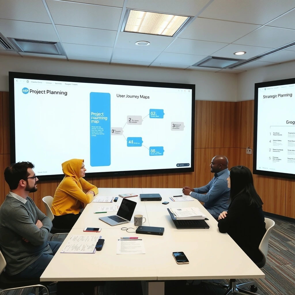 Strategy planning session