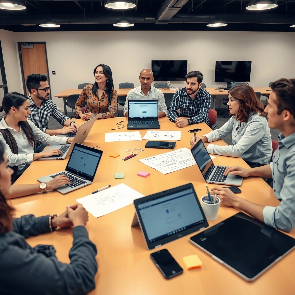 Team collaboration session